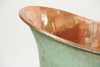 Antique 19th Century French Copper Slipper Bath