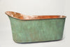 Antique 19th Century French Copper Slipper Bath