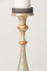 Antique 18th Century Italian Silver Gilt Candlestick