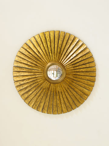 Beautiful Bespoke Giltwood Sunburst Mirror