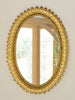 Mid Century Spanish Gilt Metal Sunburst Mirror