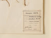 Framed French Herbariums, labelled and dated 1925