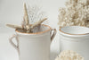 Antique Italian White Glazed Confit Pots from Naples