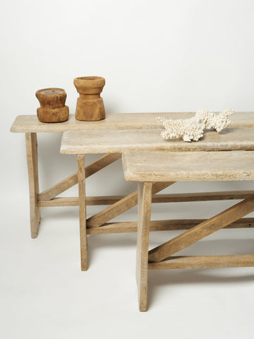 Antique French Rustic Benches