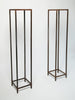 Bespoke aged steel display plinths