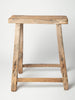 Antique Rustic Elm Stool Number 1