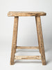 Antique Rustic Elm Stool Number 2