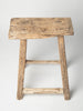 Antique Rustic Elm Stool Number 2