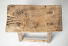 Antique Rustic Elm Stool Number 2