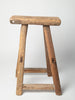 Antique Rustic Elm Stool Number 4