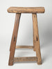 Antique Rustic Elm Stool Number 4