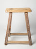 Antique Rustic Elm Stool Number 5