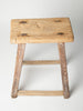 Antique Rustic Elm Stool Number 5
