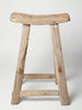 Antique Rustic Elm Stool Number 6