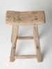 Antique Rustic Elm Stool Number 6