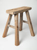 Antique Rustic Elm Stool Number 7