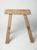 Antique Rustic Elm Stool Number 7