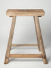 Antique Rustic Elm Stool Number 8
