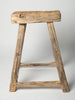 Antique Rustic Elm Stool Number 10