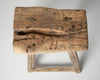 Antique Rustic Elm Stool Number 10