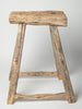 Antique Rustic Elm Stool Number 10