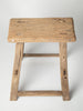 Antique Rustic Elm Stool Number 11