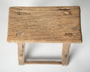 Antique Rustic Elm Stool Number 11