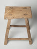 Antique Rustic Elm Stool Number 13