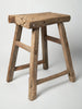 Antique Rustic Elm Stool Number 13