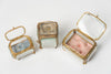 Collection Antique French Bevelled Glass Caskets