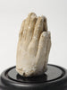 Antique French Plaster Praying Hands in Dome