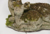 Vintage Reconstituted Stone Deer and Fawn Statues