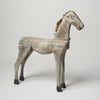 Antique French Toy Horse fragment with original paint