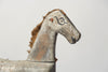 Antique French Toy Horse fragment with original paint