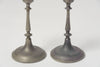 Pair Small Antique Pewter Candlesticks