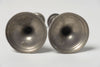 Pair Small Antique Pewter Candlesticks