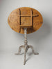 Antique 19th Century Swedish Oval Tilt Table