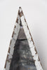 Amish Tin Barn star, painted white