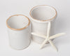 Antique Italian White confit Pots