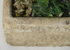 Pair Antique French Composite Stone trough planters