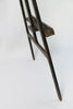 Large Antique French Wooden Tripod Easel with original black paint