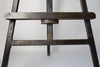 Large Antique French Wooden Tripod Easel with original black paint