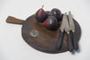 Antique Hungarian Chopping Board with metal repairs