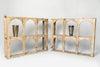 Reclaimed Indian 6 arched wall shelf unit