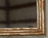 Antique French Reeded frame rectangular mercury mirror