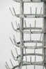 Antique French Galvanised zinc bottle dryer /Herisson