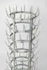 Antique French Galvanised zinc bottle dryer /Herisson