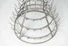 Antique French Galvanised zinc bottle dryer /Herisson