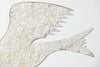 Handcrafted metal shaker style dove (smaller size)
