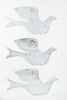 Handcrafted metal shaker style dove (smaller size)